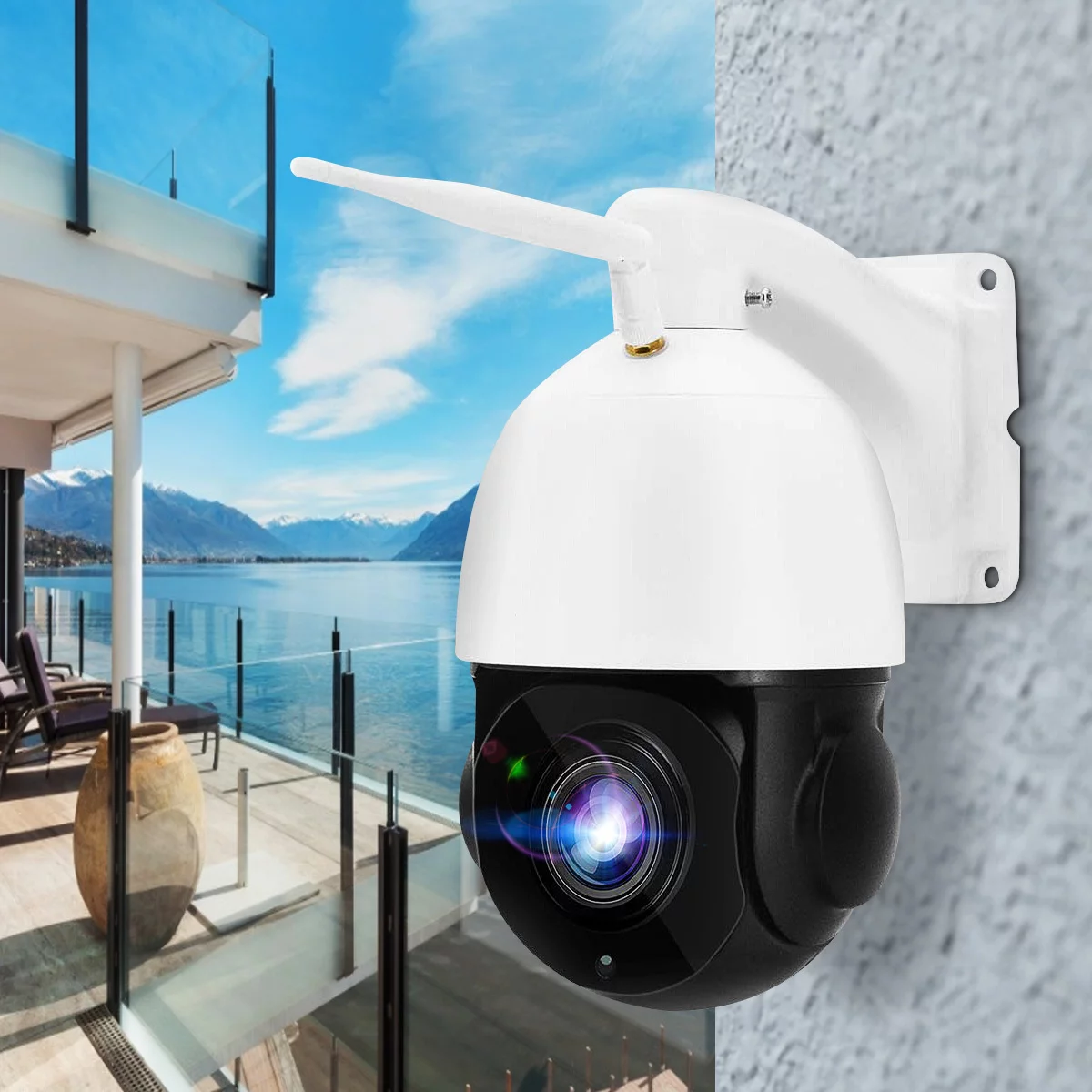 Wireless security cameras are closed-circuit television (CCTV) cameras that transmit a video and audio signal to a wireless receiver through a radio band
