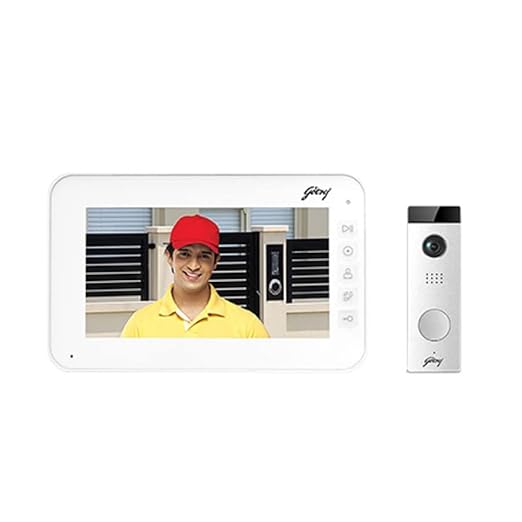 Godrej Security Solutions Seethru VDP RE7 Lite White Video Door Phone