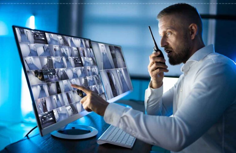 CCTV Camera System with Monitor