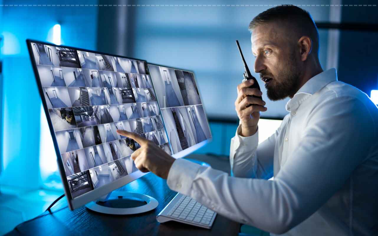 CCTV Camera System with Monitor